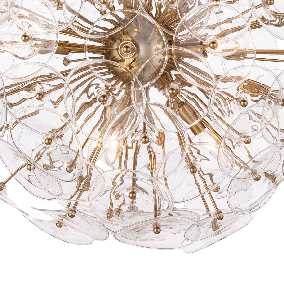 Poppy Glass Chandelier