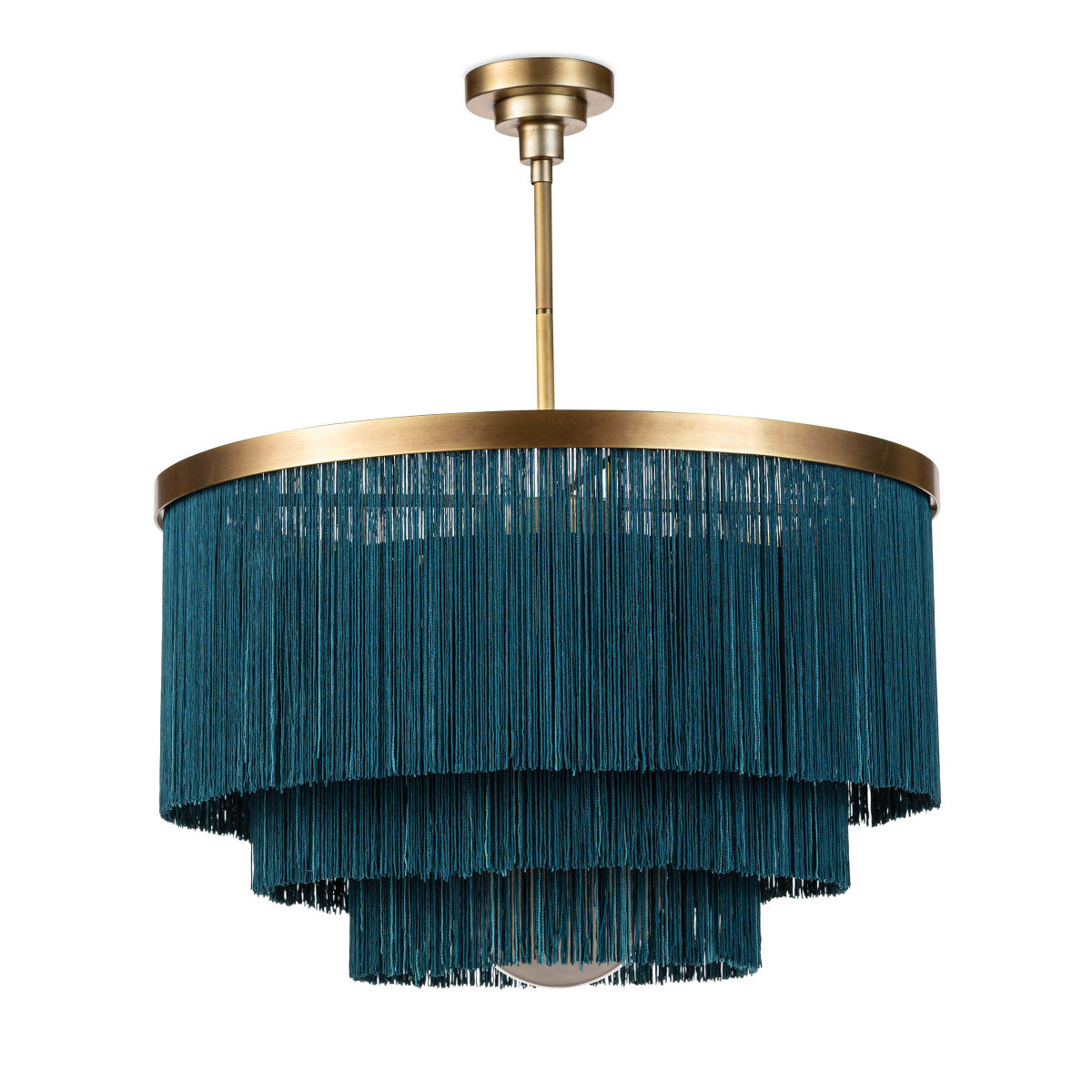 Cabaret Fringe Chandelier-Regina Andrew Design-RAD-16-1257BLU-ChandeliersBlue-1-France and Son