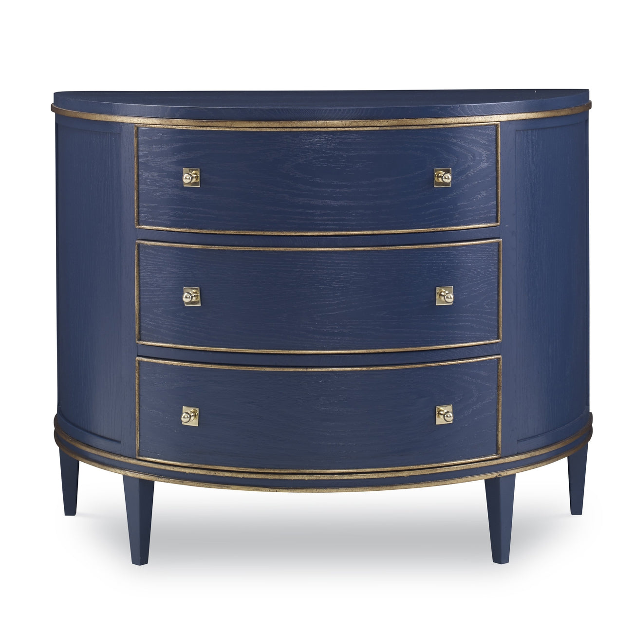 Orion Demilune Chest - Cadet Blue-Ambella-AMBELLA-17581-830-021-Dressers-1-France and Son