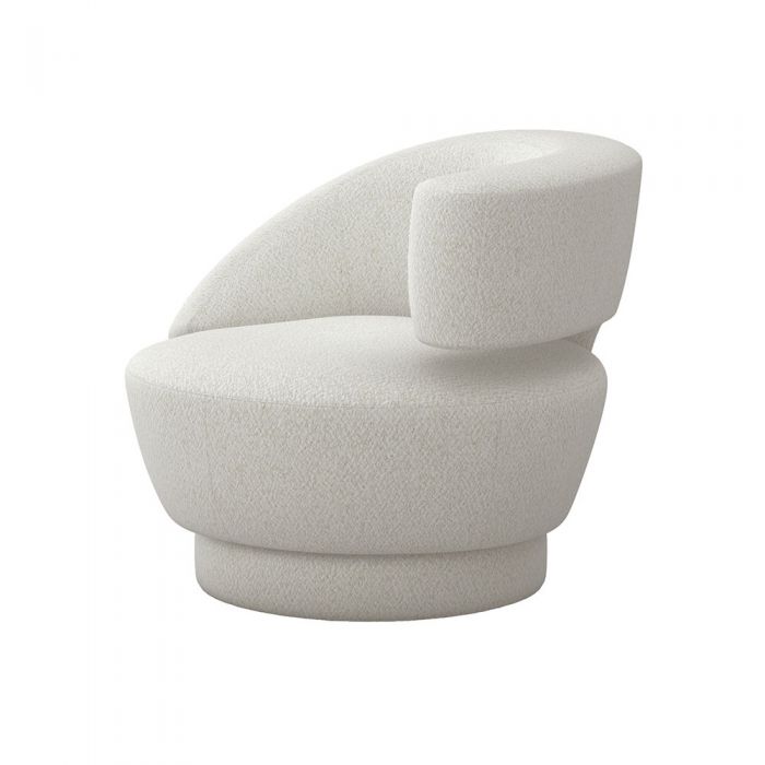 Arabella Swivel Chair-Interlude-INTER-198018-7-Lounge ChairsCameo-Right-22-France and Son