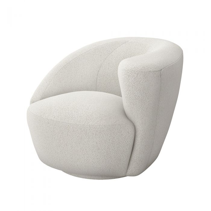 Carlisle Swivel Chair-Interlude-INTER-198059-7-Lounge ChairsCameo-Right-42-France and Son