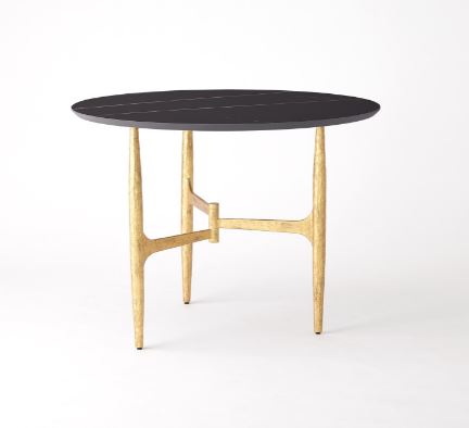 Radius Round Table-Global Views-GVSA-7.91580-Side TablesGold/Black-4-France and Son