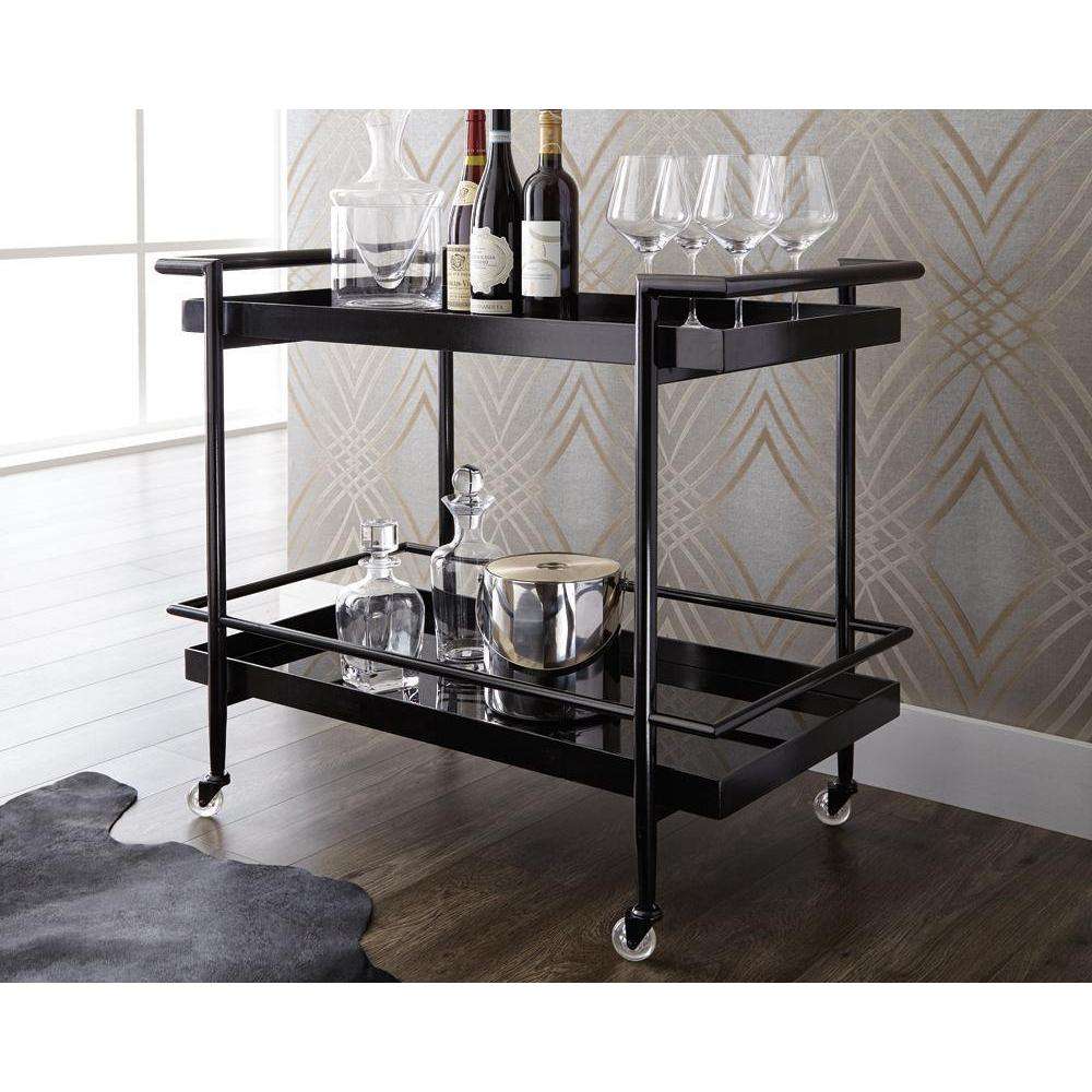 Livingston Bar Cart-Sunpan-SUNPAN-100913-Bar Storage-2-France and Son