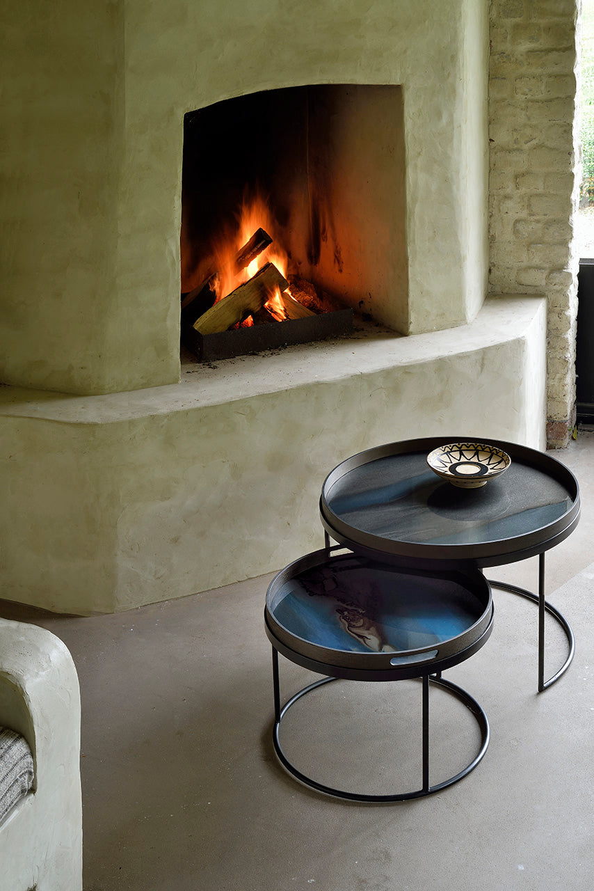 Tray Coffee Table Set - Black