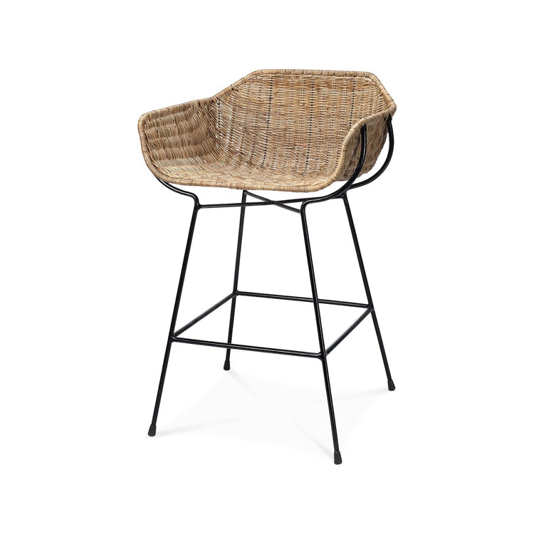Nusa Counter Stool-Jamie Young-JAMIEYO-20NUSA-CSNA-Stools & Ottomans-1-France and Son