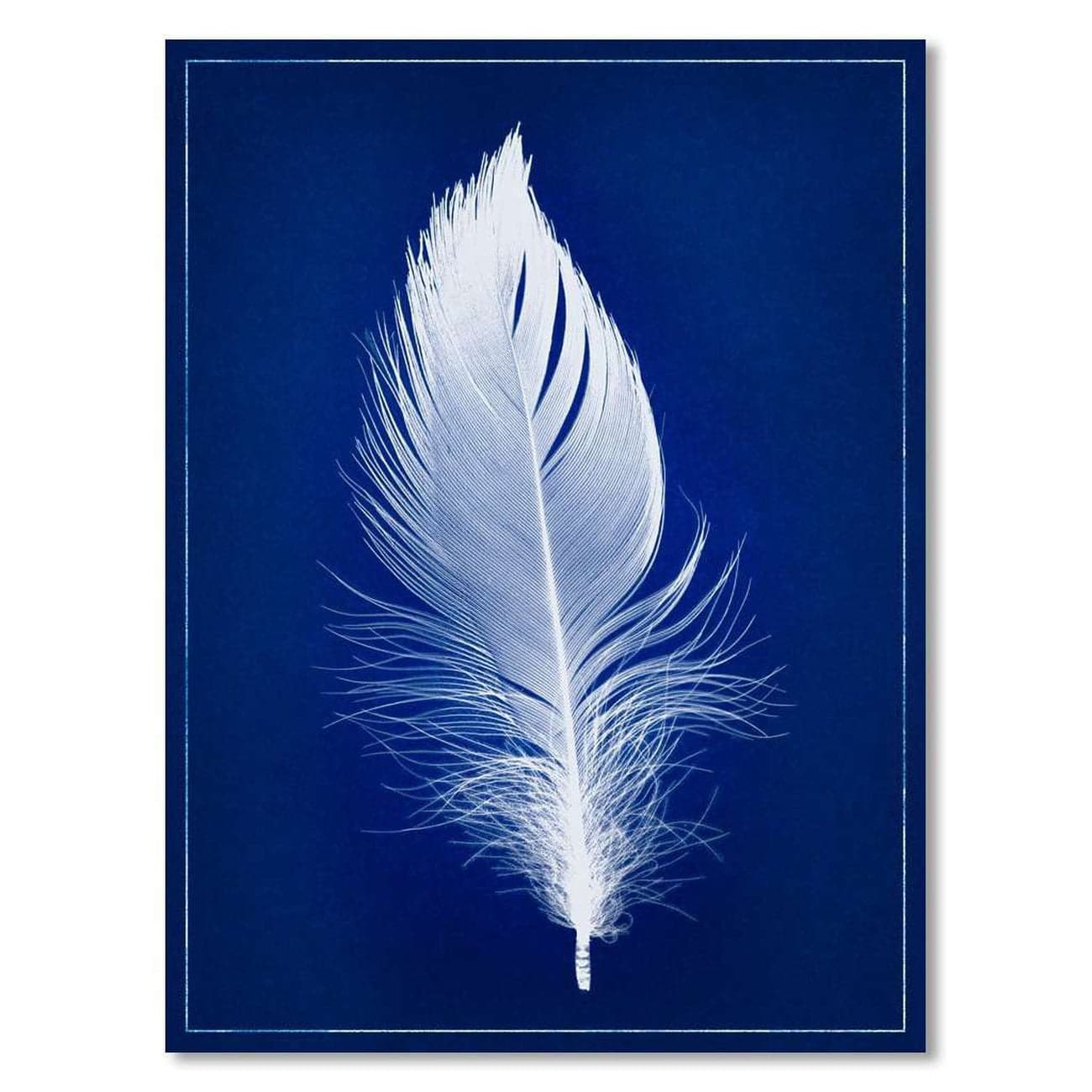BARLOGA-WhiteFeatherBluePrint - Parent - white feather blue print