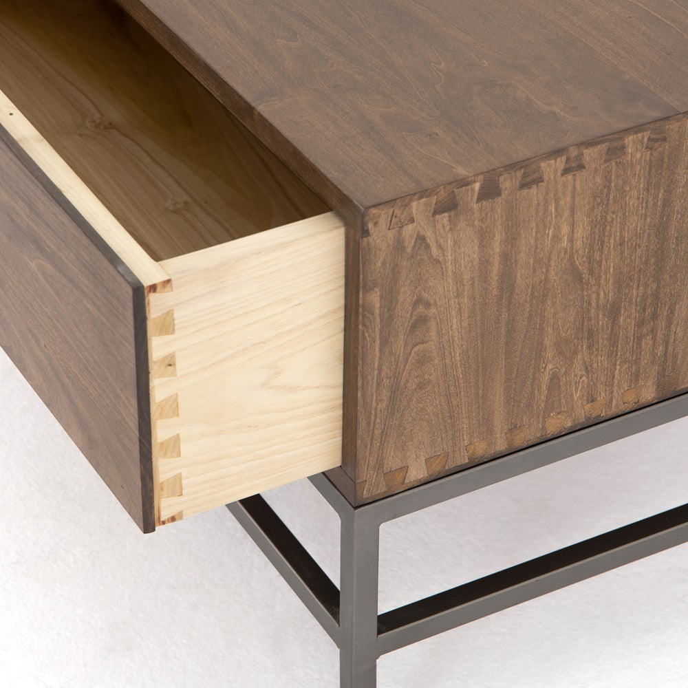 Trey Coffee Table-Four Hands-FH-223051-001-Coffee TablesAuburn Poplar-Black-2-France and Son