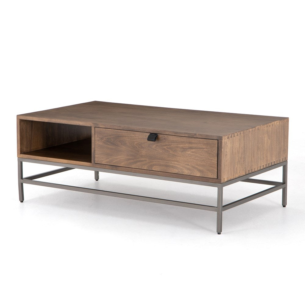 Trey Coffee Table-Four Hands-FH-223051-001-Coffee TablesAuburn Poplar-Black-1-France and Son