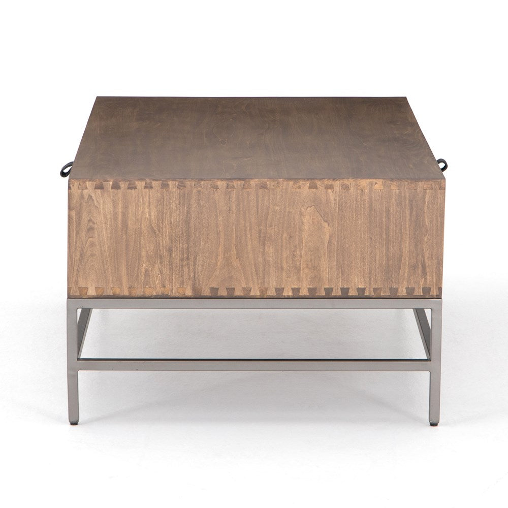 Trey Coffee Table-Four Hands-FH-223051-001-Coffee TablesAuburn Poplar-Black-5-France and Son