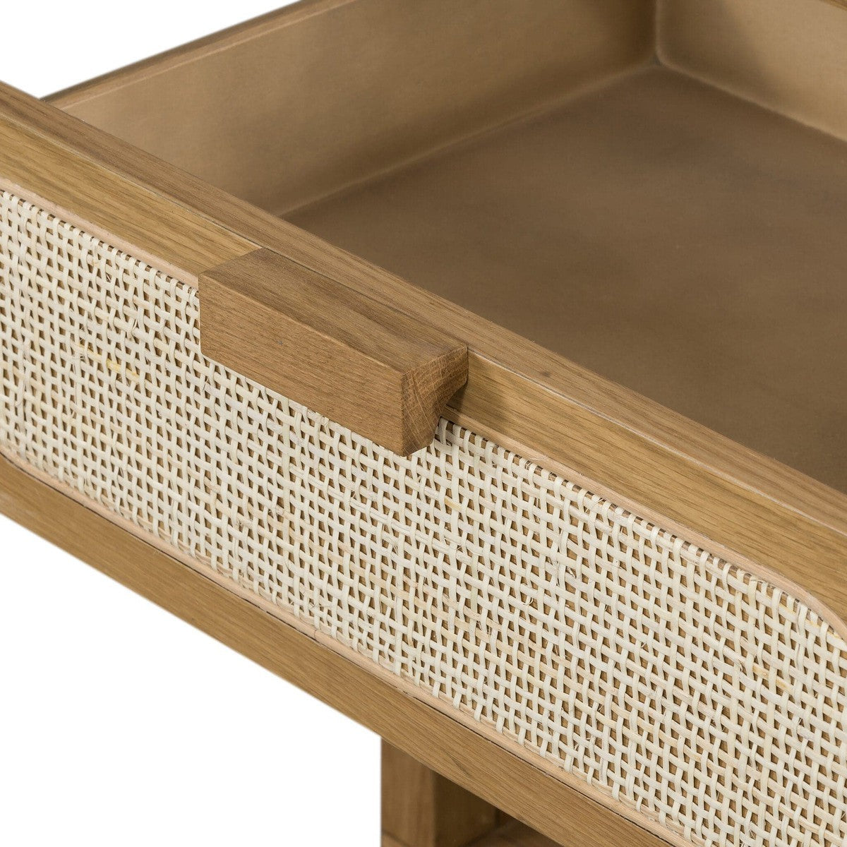 Allegra Nightstand - Natural Cane - Open Box