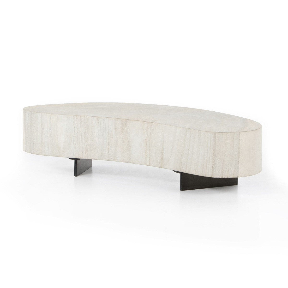 Avett Coffee Table - Bleached Guanacaste Oyster