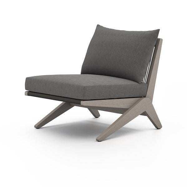 Virgil Outdoor Chair - Weathered Grey-Four Hands-FH-226885-001-Outdoor Lounge ChairsCharcoal-1-France and Son