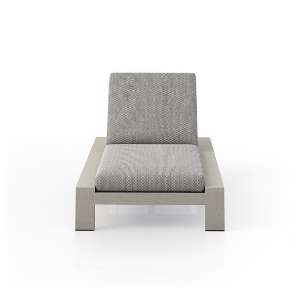 Monterey Outdoor Chaise Lounge - Weadhered Grey-Four Hands-FH-227502-008-Chaise LoungesFaye Ash-13-France and Son