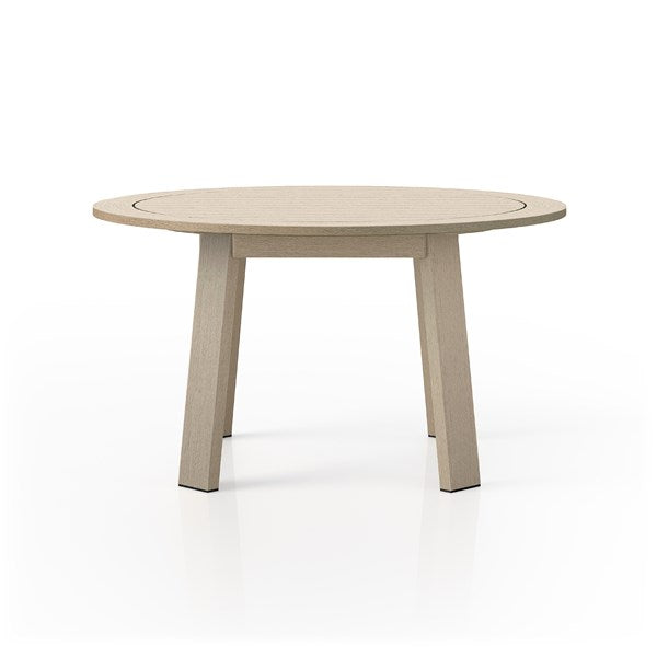 Monterey Round Dining Table-Four Hands-FH-227503-001-Outdoor Dining TablesWashed Brown-3-France and Son