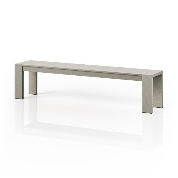 Monterey Outdoor Dining Bench-Four Hands-FH-227505-001-BenchesWeathered Grey-4-France and Son