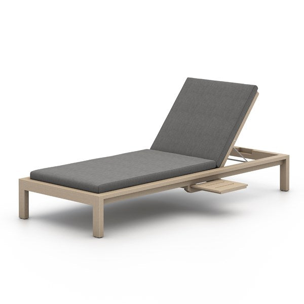 Sonoma Outdoor Chaise Lounge - Washed Brown-Four Hands-FH-227525-002-Outdoor ChaisesCharcoal-4-France and Son