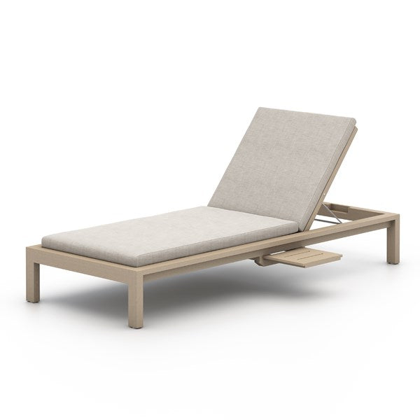 Sonoma Outdoor Chaise Lounge - Washed Brown-Four Hands-FH-227525-003-Outdoor ChaisesStone Grey-10-France and Son