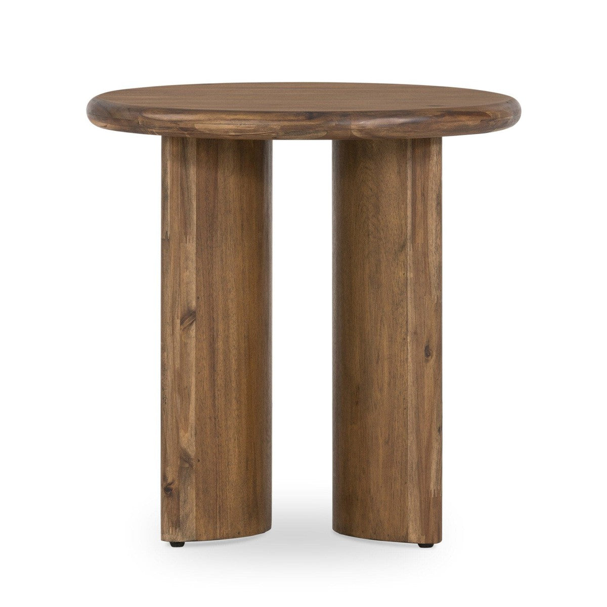 Paden End Table -  Brown Acacia - Open Box