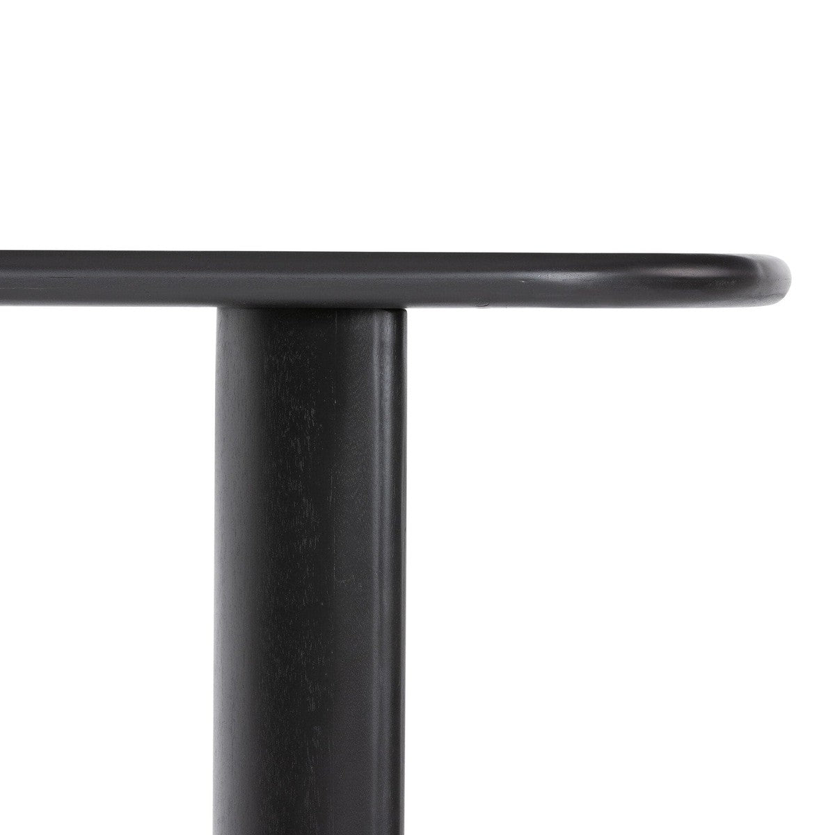 Paden Console Table - Aged Black Acacia Solid