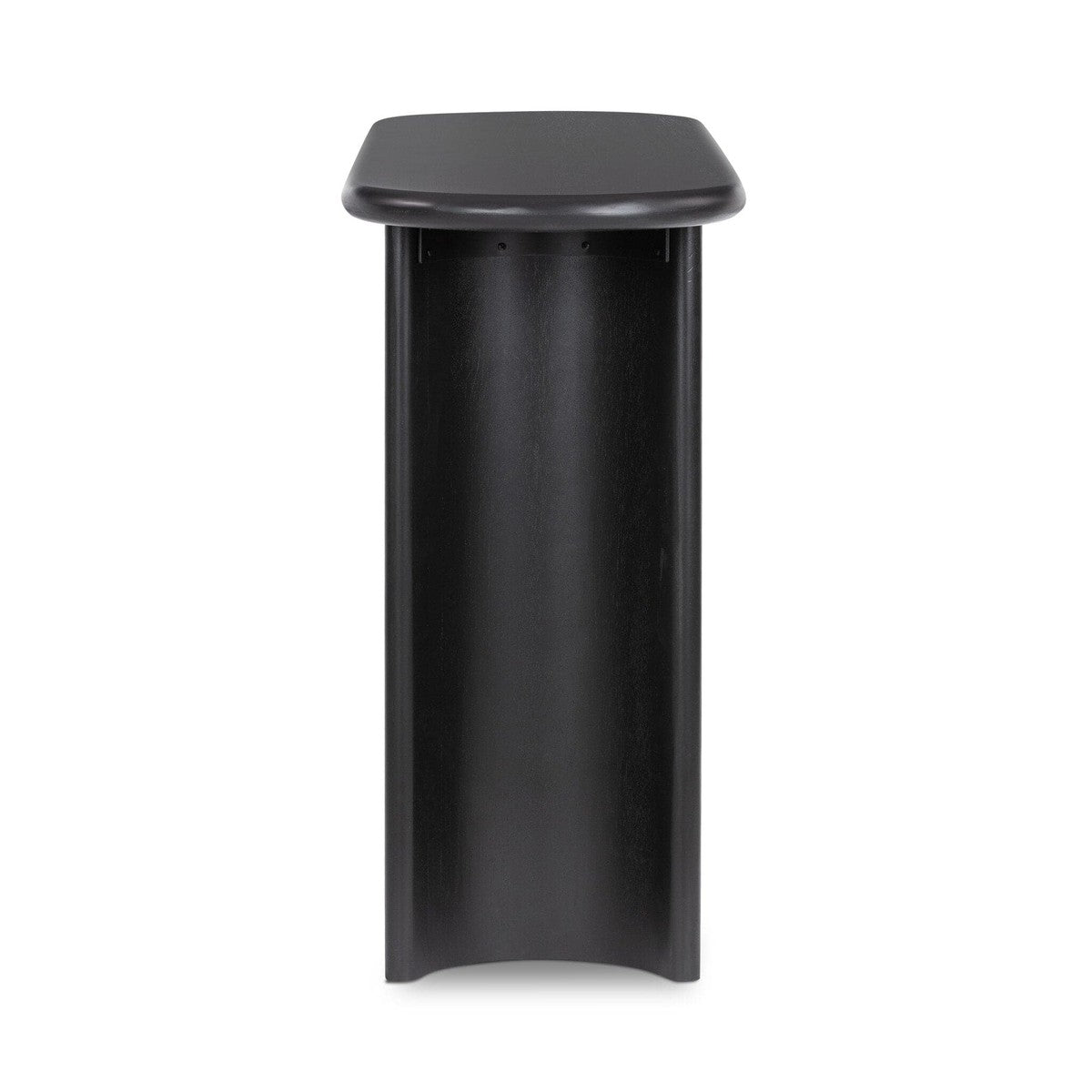 Paden Console Table - Aged Black Acacia Solid