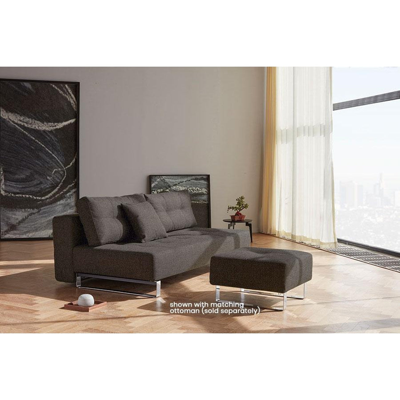 Supremax D.E.L Sofa, CHROME (QUEEN)-Innovation Living-INNO-94-748270578-0-2-SofasKenya Taupe-9-France and Son
