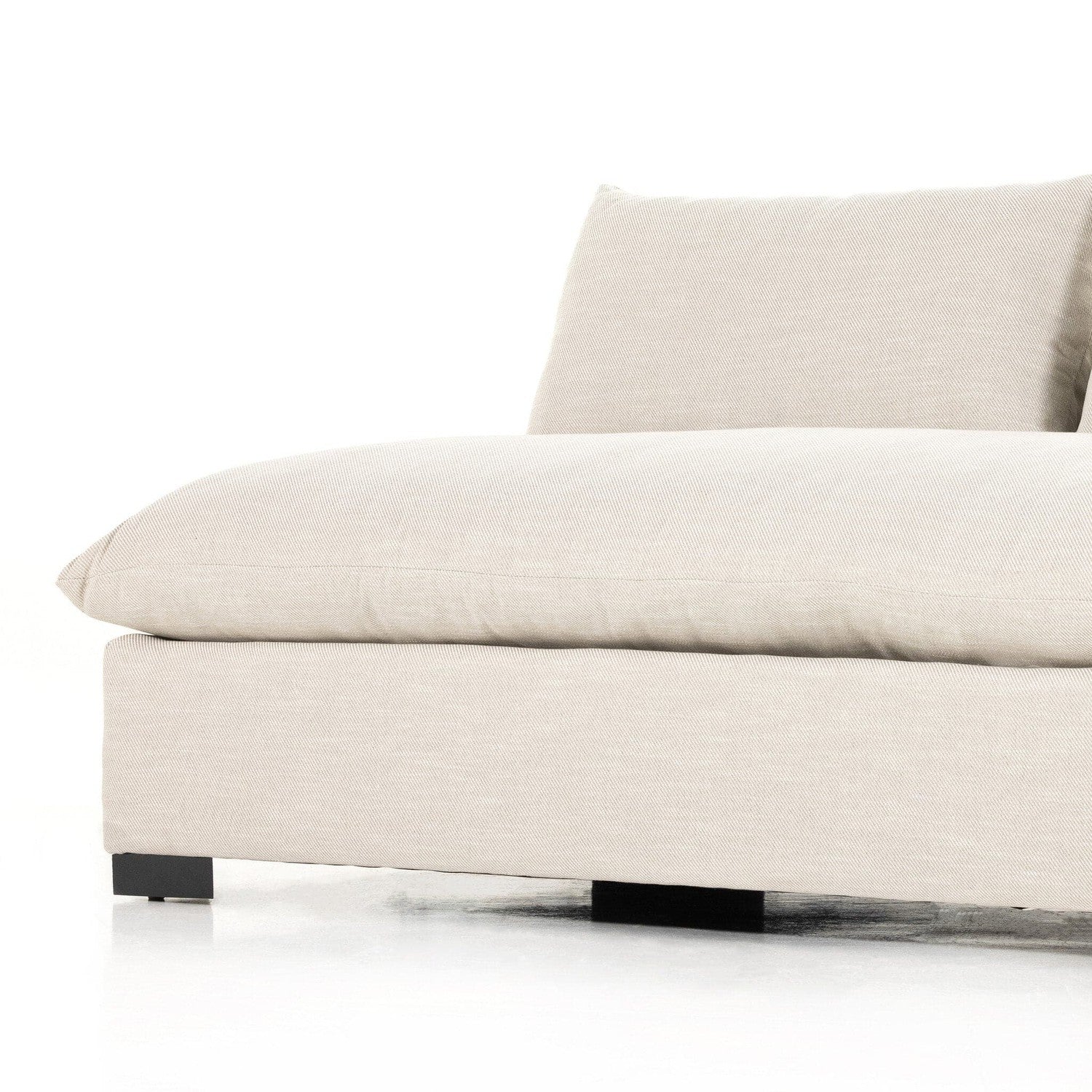 Grant Armless Sofa - Ashby Oatmeal