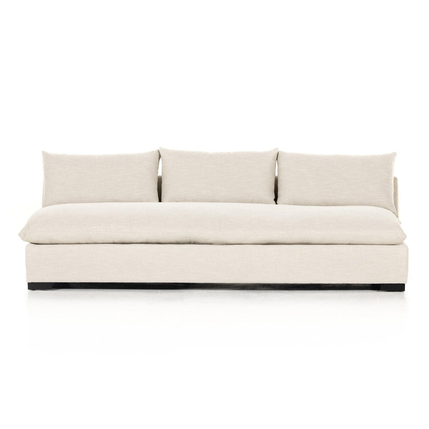Grant Armless Sofa - Ashby Oatmeal