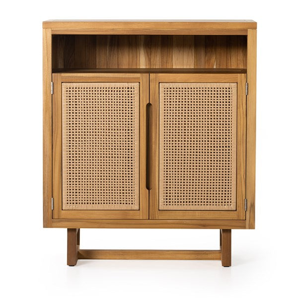 Merit Outdoor Cabinet - Natural Teak - Fsc-Four Hands-FH-229416-001-Bookcases & Cabinets-4-France and Son