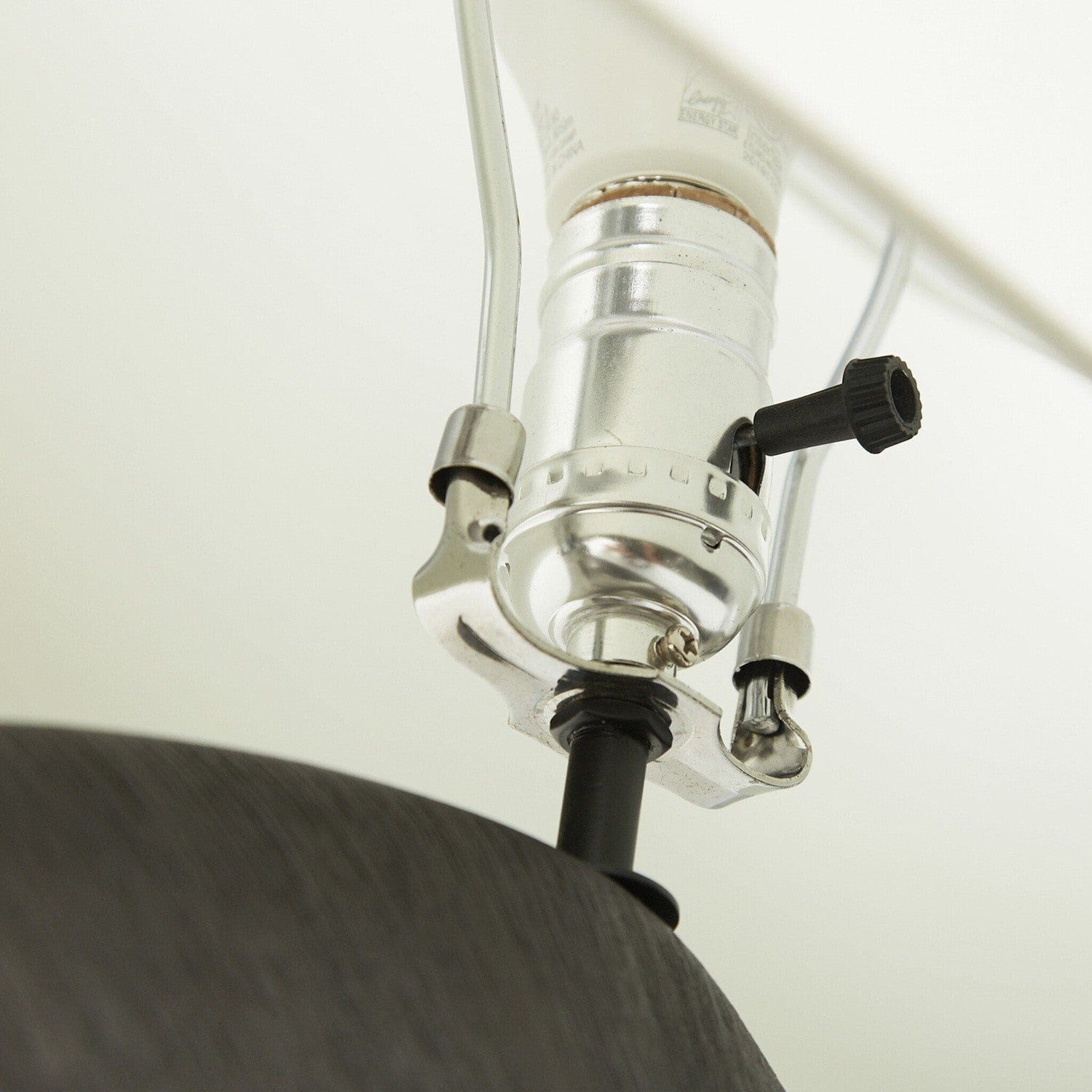 Busaba Table Lamp - Textured Matte Black Porcelain Ceramic