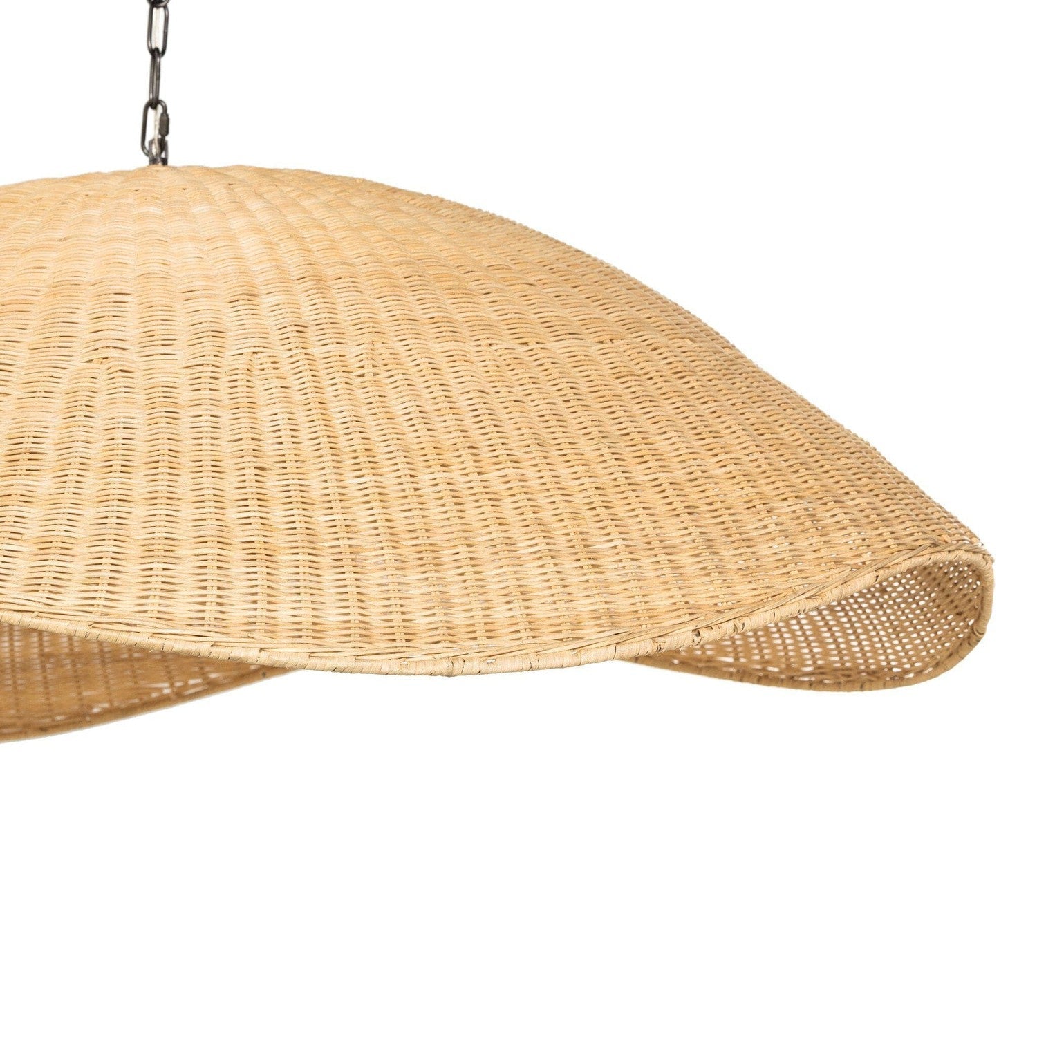 Overscale Woven Rattan Pendant - Natural Rattan
