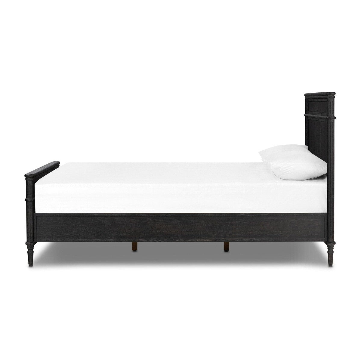 Toulouse Bed - Distressed Black - King