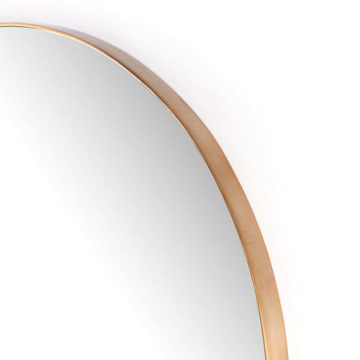 Georgina Round Mirror - Polished Brass