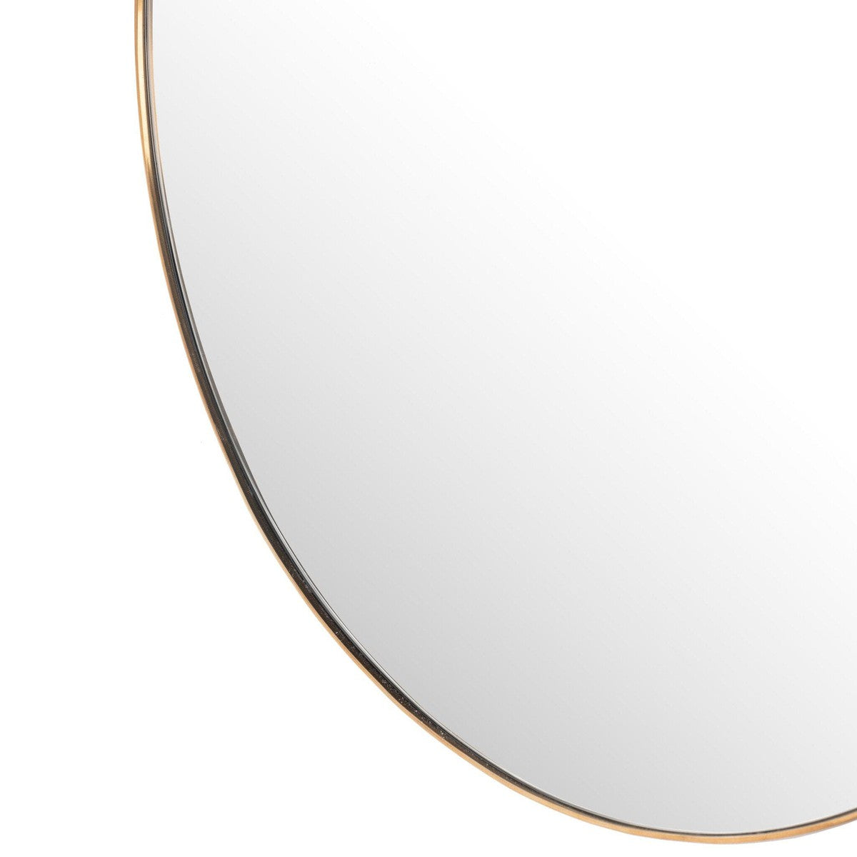 Georgina Round Mirror - Polished Brass