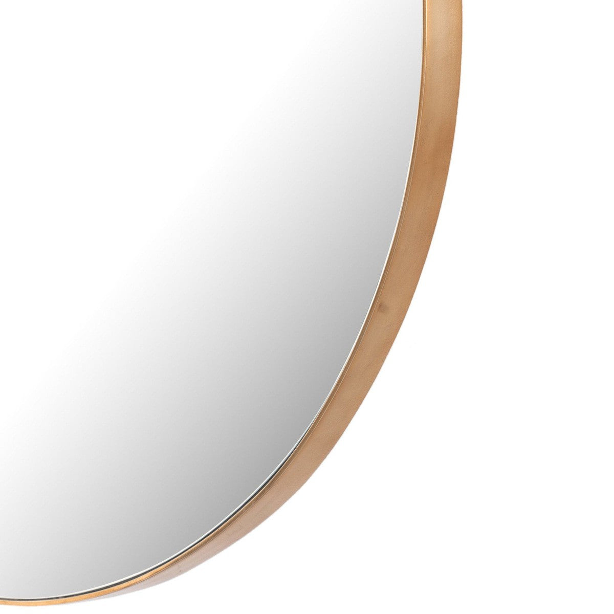 Georgina Round Mirror - Polished Brass