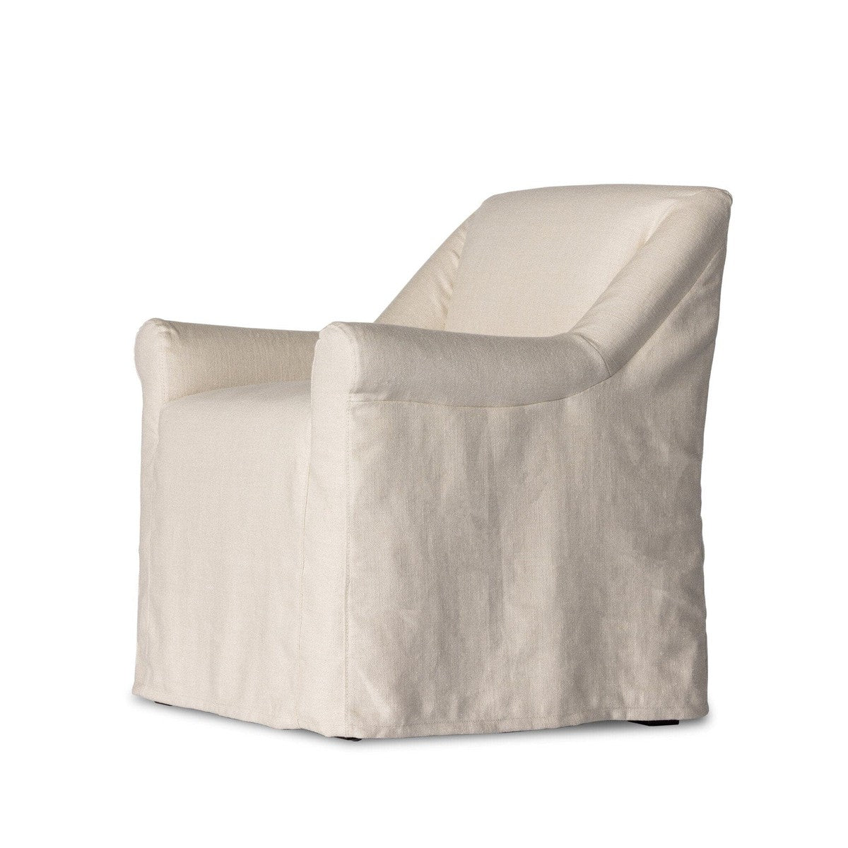 Bridges Slipcover Dining Armchair - Brussels Natural