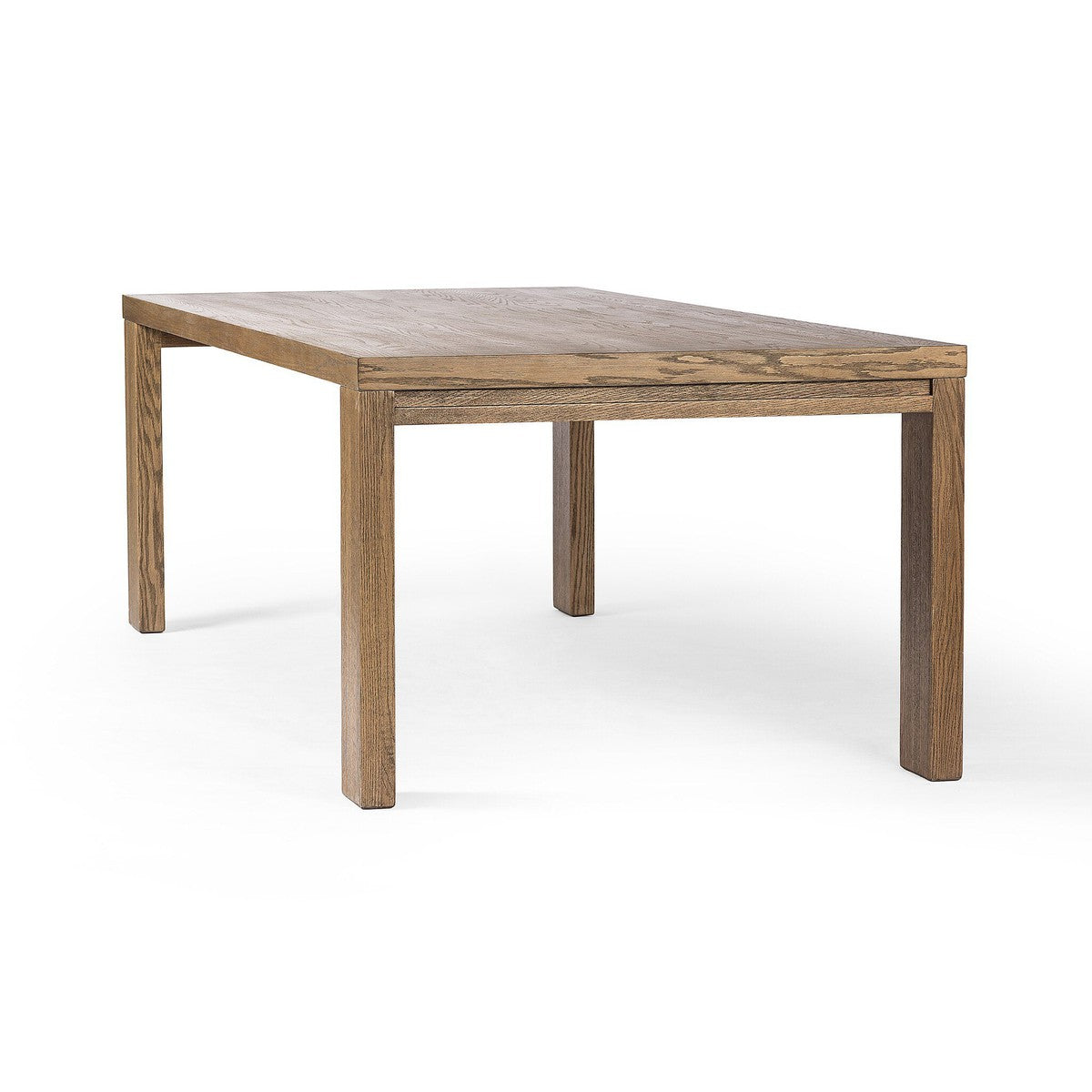 Millie Dining Table - Drifted Oak Solid - Brown, Grey