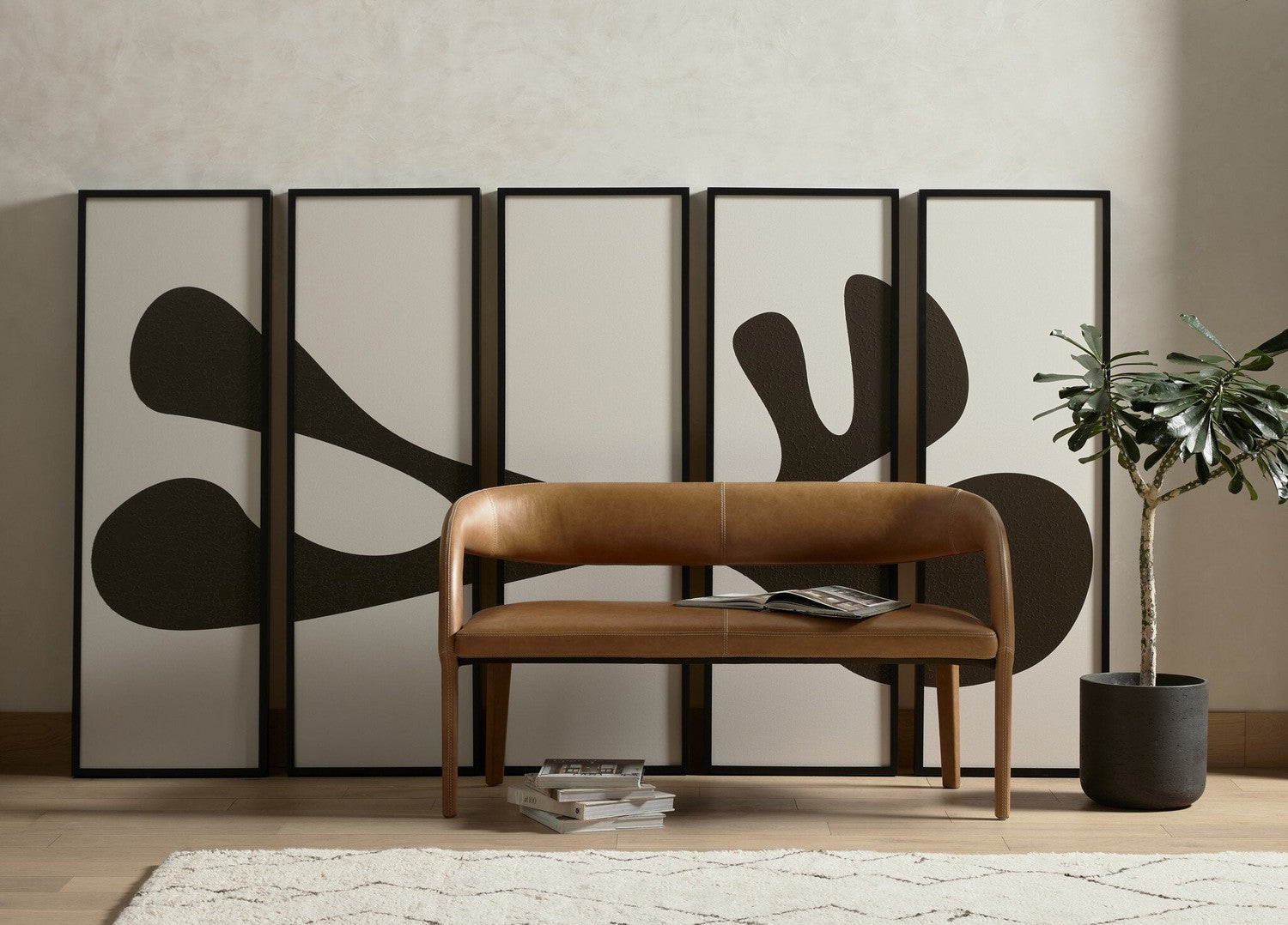 Organic Shape I Set by FH Art Studio - Black 2.5 Maple