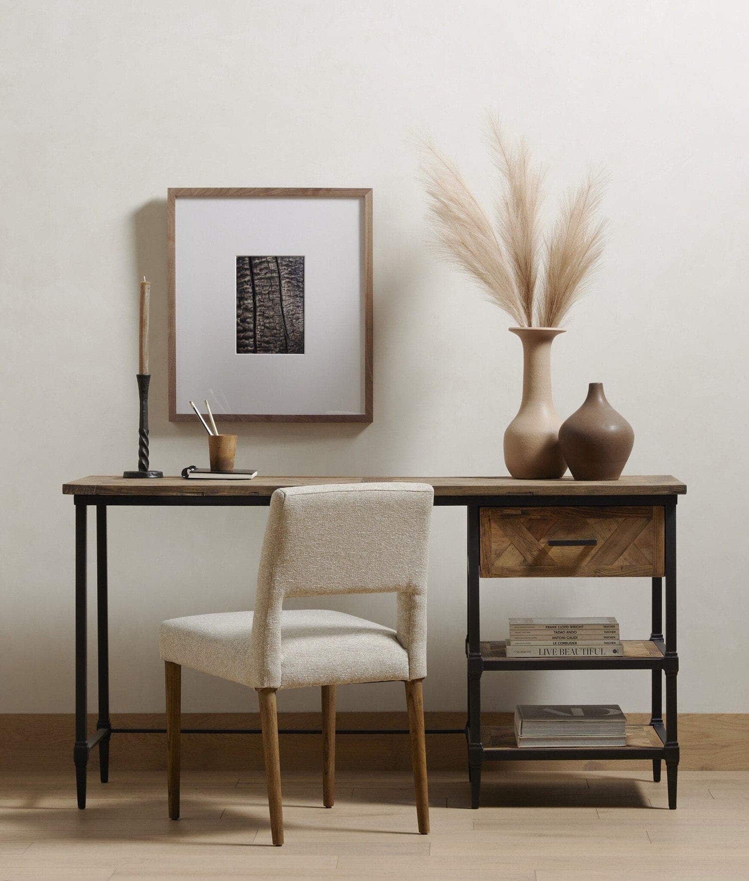 Char IV by FH Art Studio - Rustic 1.5 Walnut