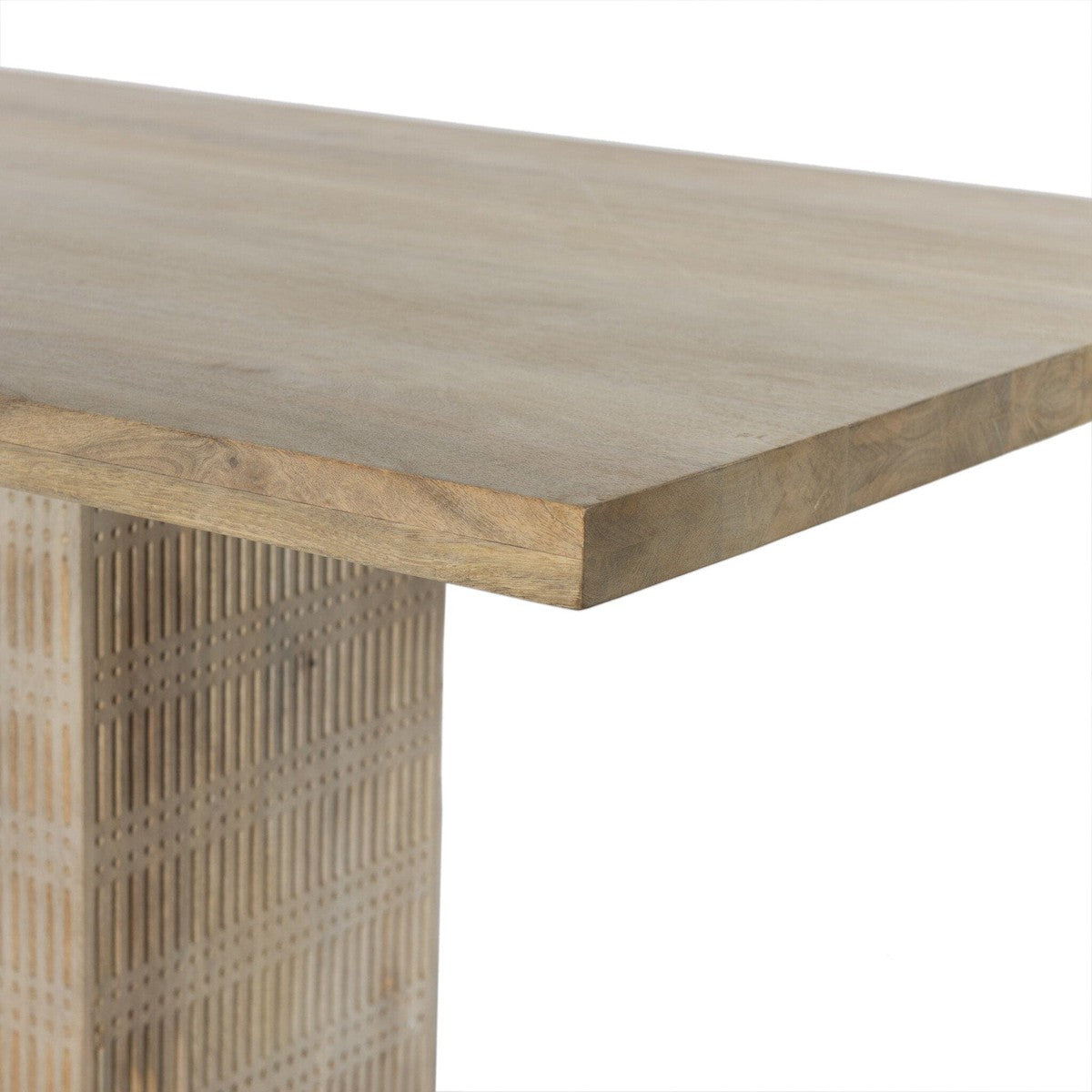 Kelby Dining Table - Light Wash Mango