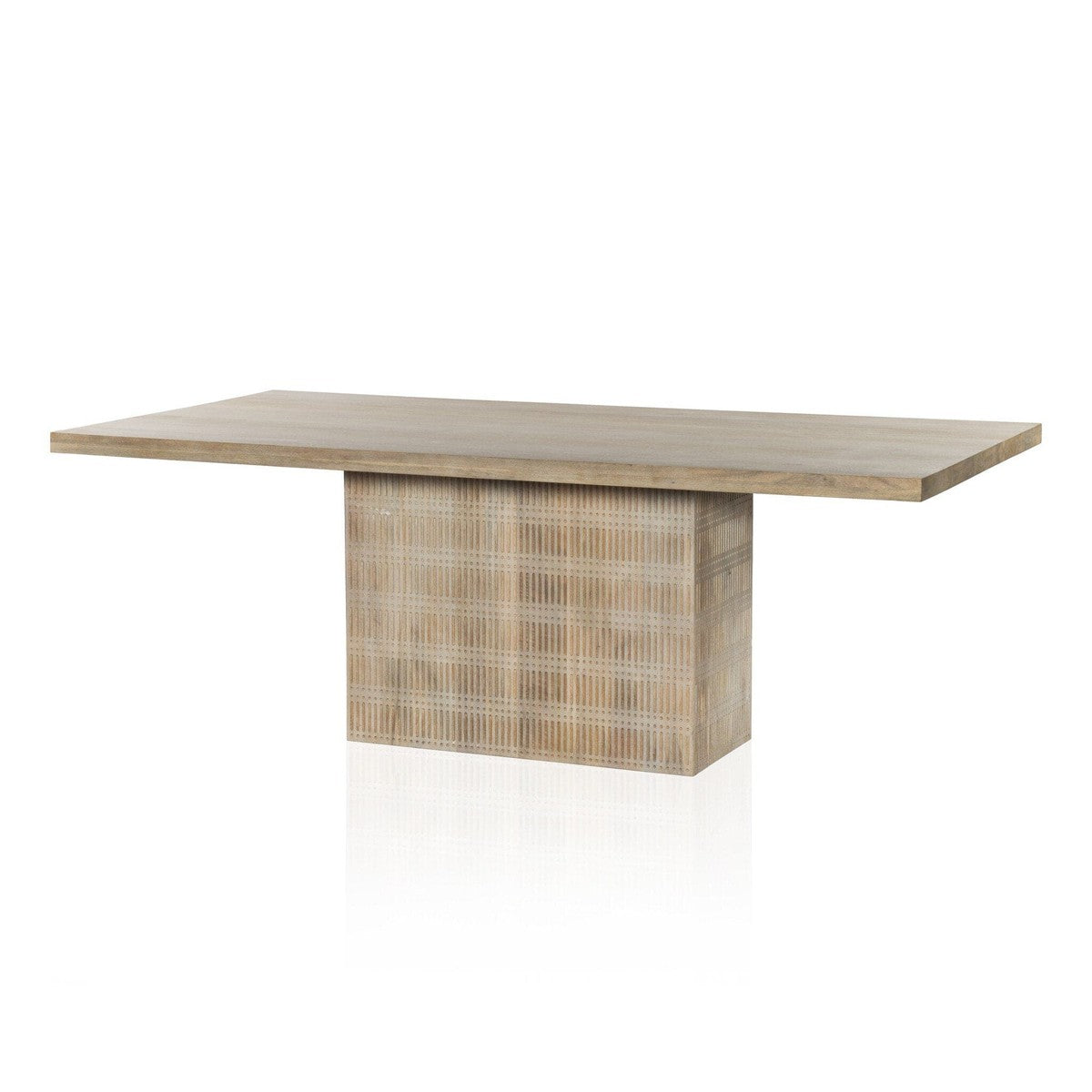 Kelby Dining Table - Light Wash Mango