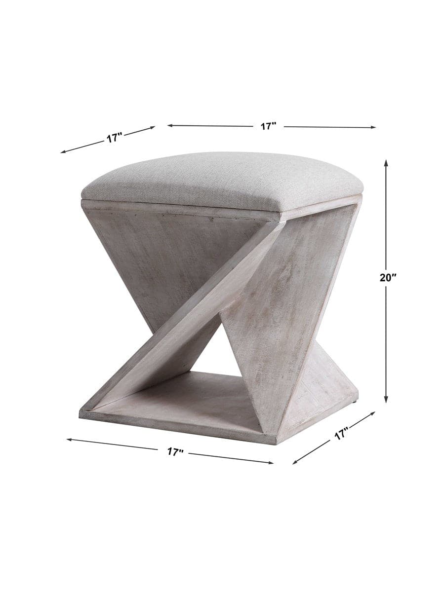 Benue Accent Stool-Uttermost-UTTM-23559-Stools & Ottomans-5-France and Son