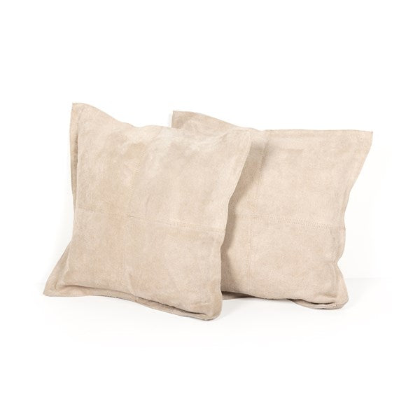 Sterre Pillow - Set Of 2-20"-Four Hands-FH-235855-001-PillowsBeige Suede-1-France and Son