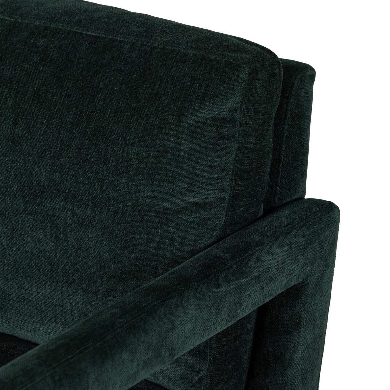 Olson Swivel Chair - Emerald Worn Velvet