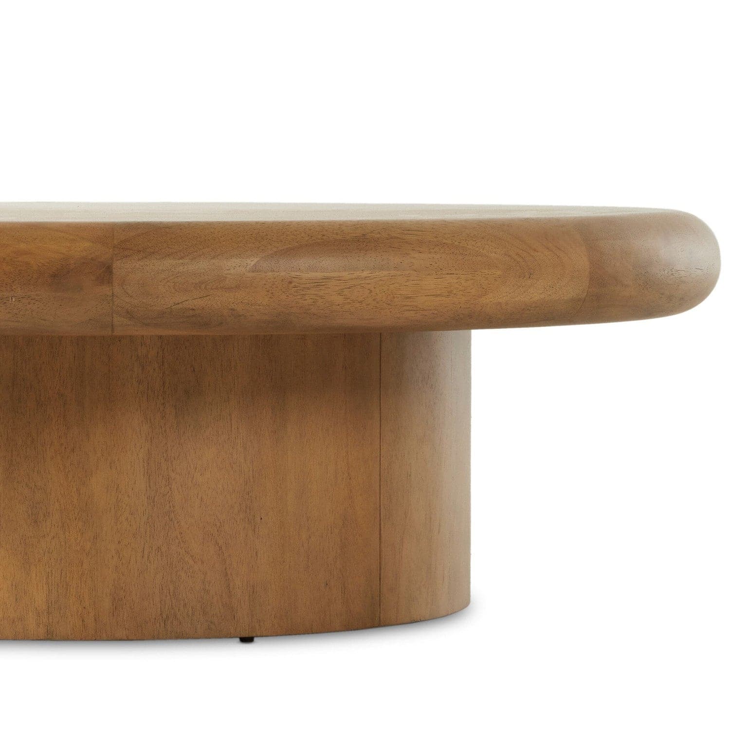 Zach Large Coffee Table - Burnished Parawood Veneer
