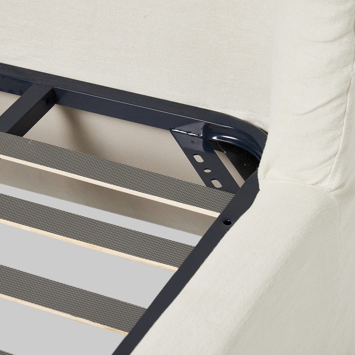 Meryl Slipcover Bed - Broadway Mist - Queen