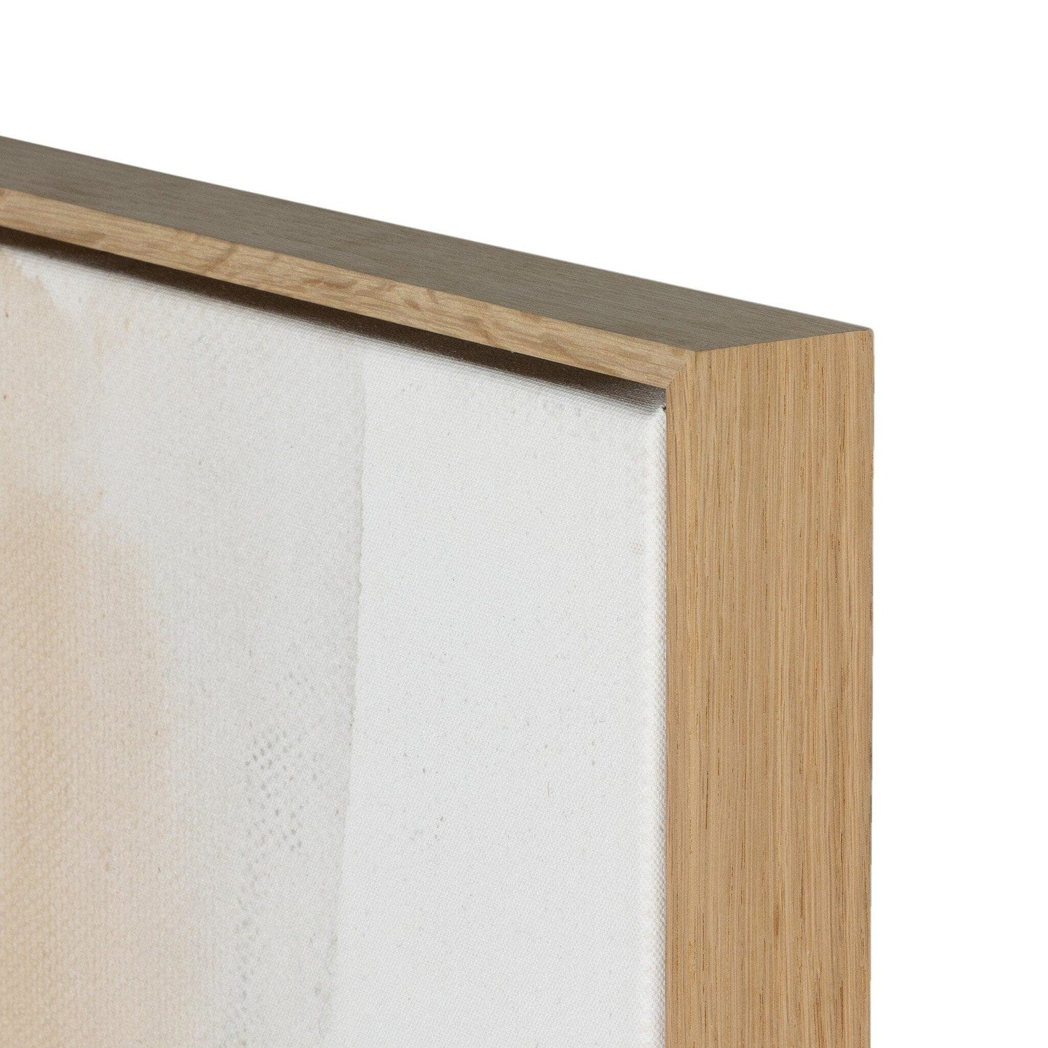 Neutral Wash 1 by Jess Engle - Vertical Grain White Oak Floater