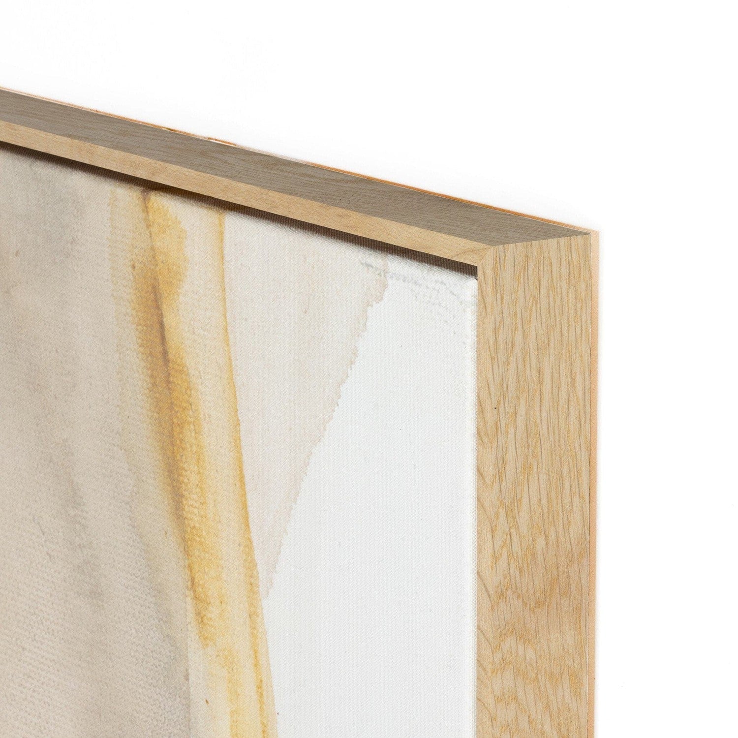 Neutral Wash 3 by Jess Engle - Vertical Grain White Oak Floater