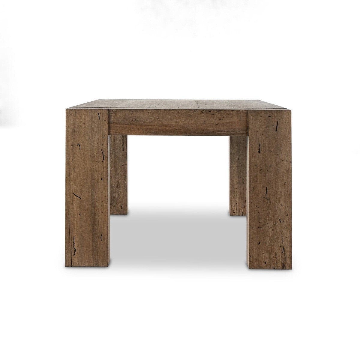 Abaso Dining Table - Rustic Wormwood Oak