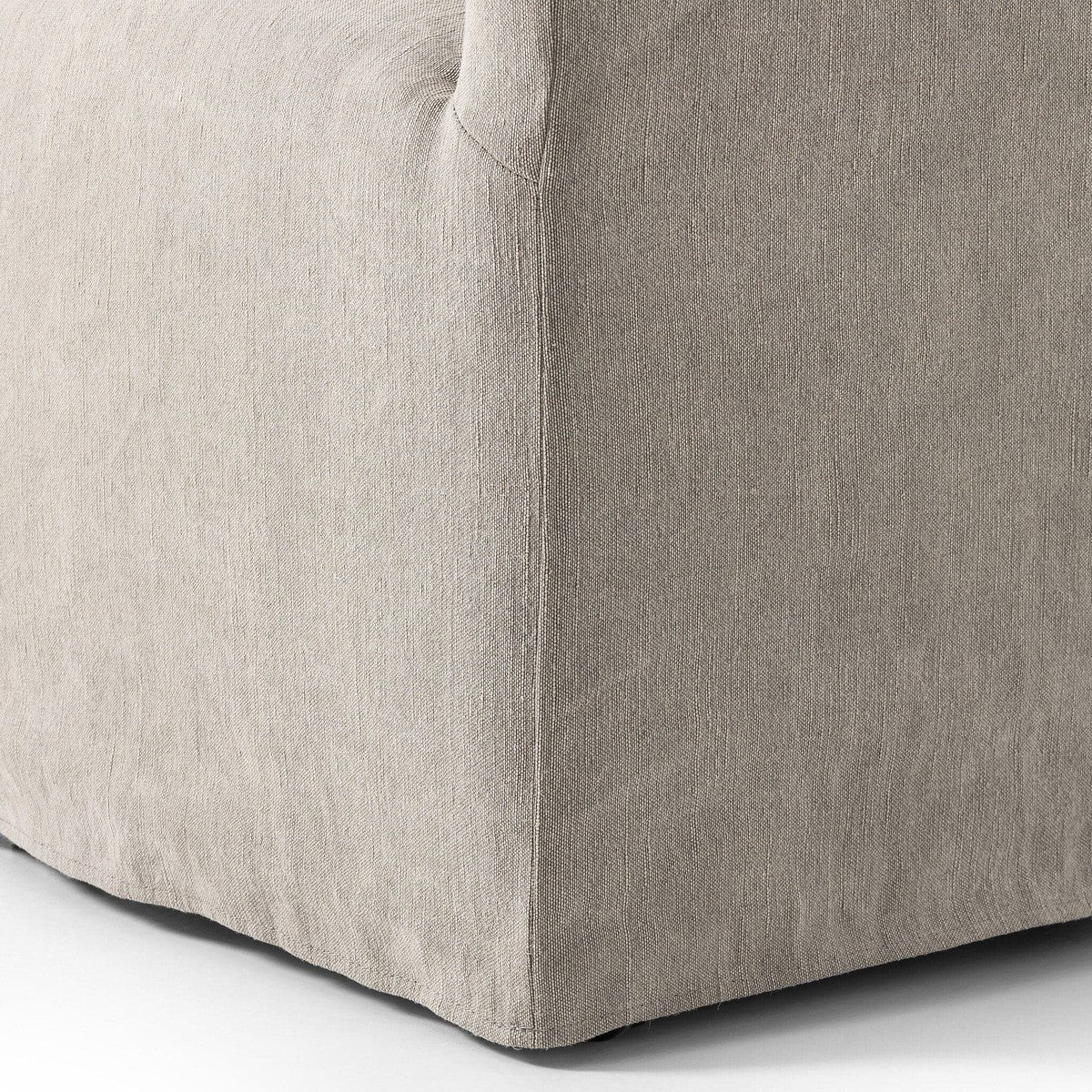 Cove Dining Chair With Casters - Heather Twill Stone