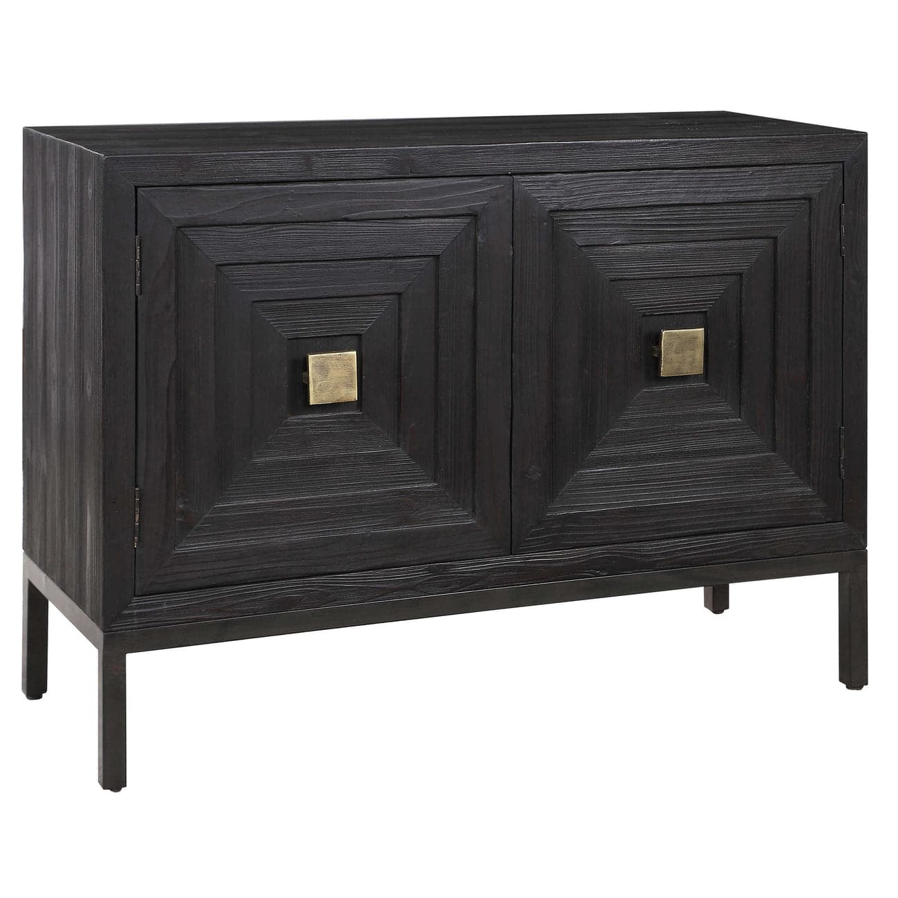 Aiken Dark 2 Door Cabinet-Uttermost-UTTM-24916-Sideboards & Credenzas-1-France and Son